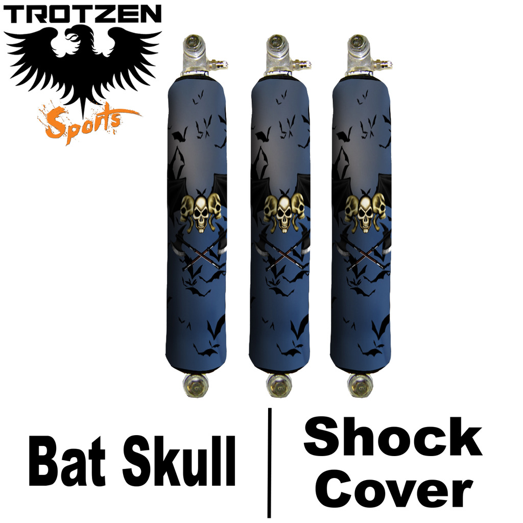 Kawasaki Brute Force Bat Skull Shock Covers