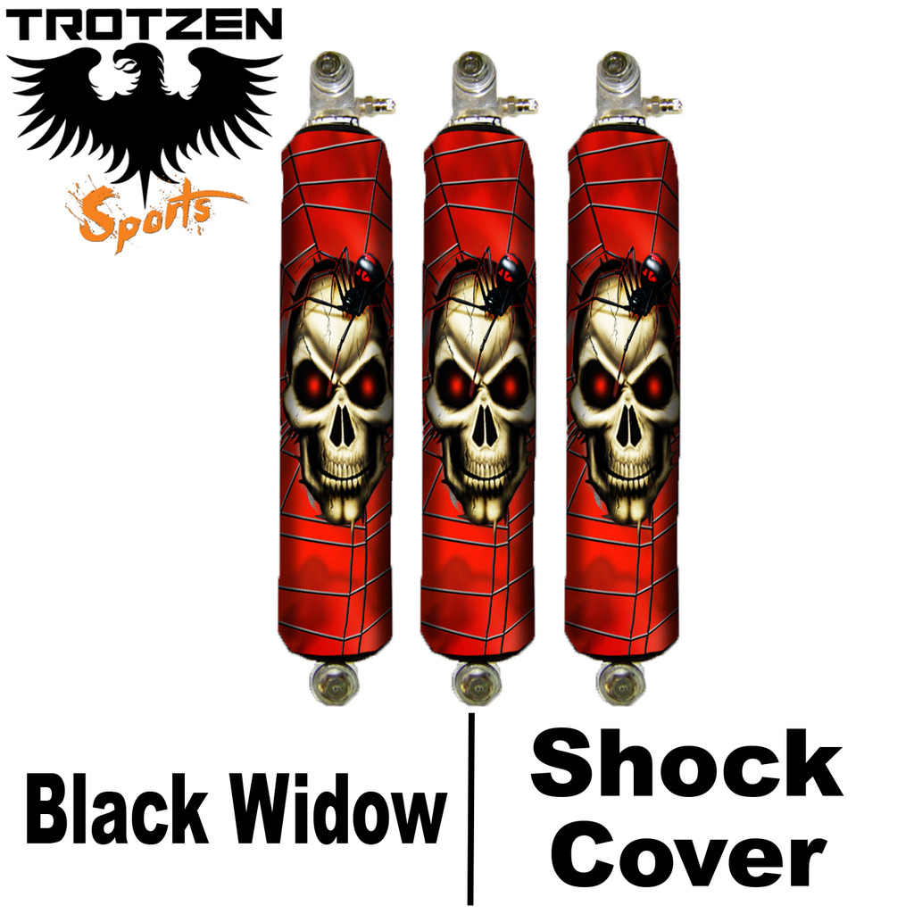 Polaris Trailblazer Black Widow Shock Covers