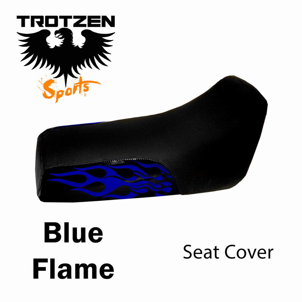 Honda 400 EX Blue Flame Seat Cover