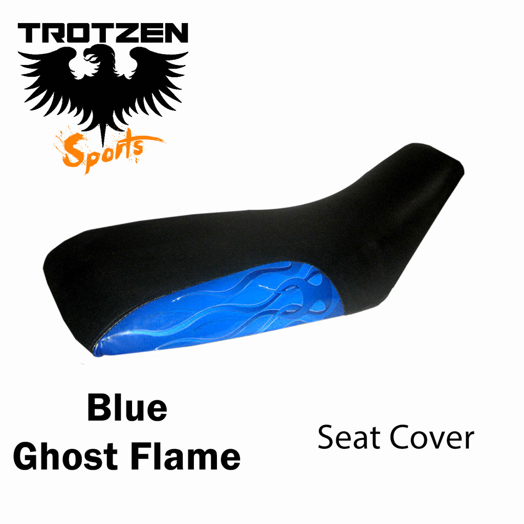 Polaris DS650 Blue Ghost Flame Seat Cover