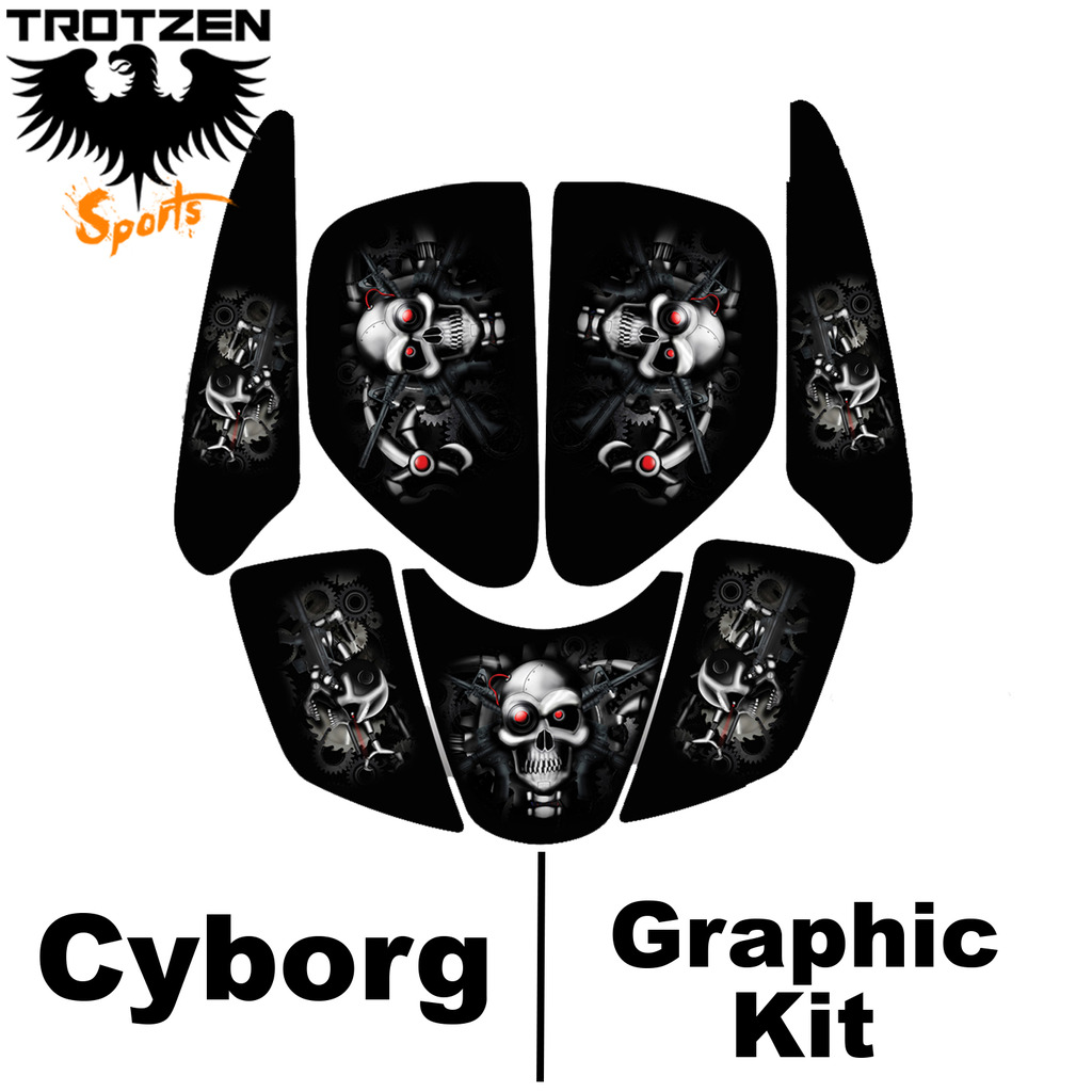 Honda TRX250R TRX 250 R Cyborg Graphic Kits