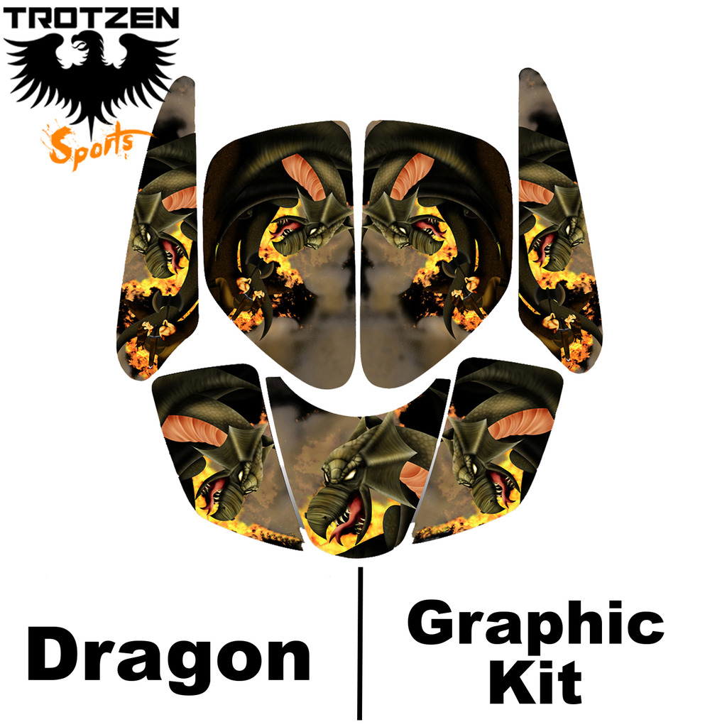 Honda TRX250X TRX 250 X Dragon Graphic Kits