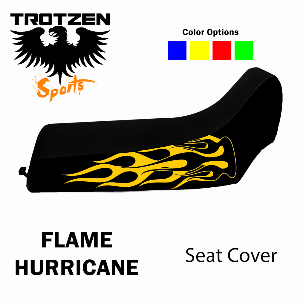 Polaris Scrambler 500 96-03 Flame Hurricane Seat Cover