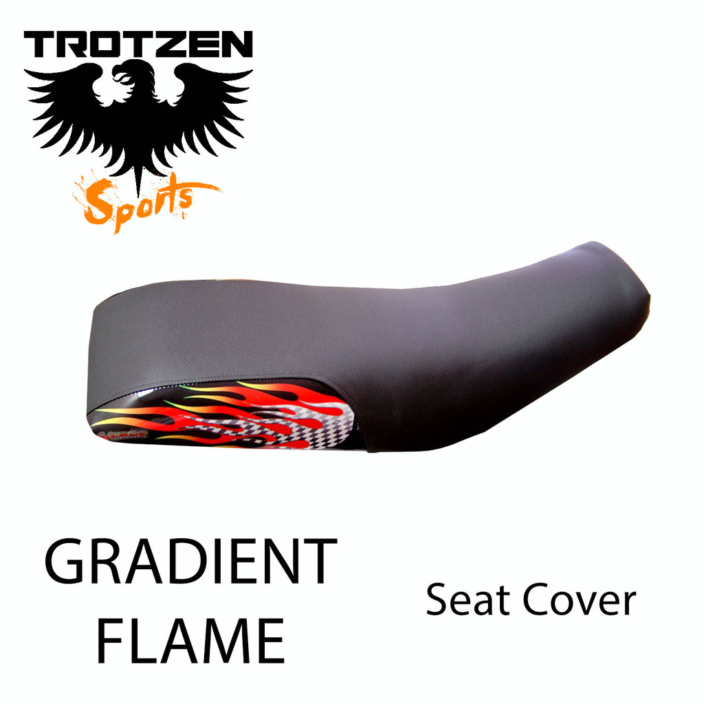 Polaris Outlaw Gradient Flame Seat Cover