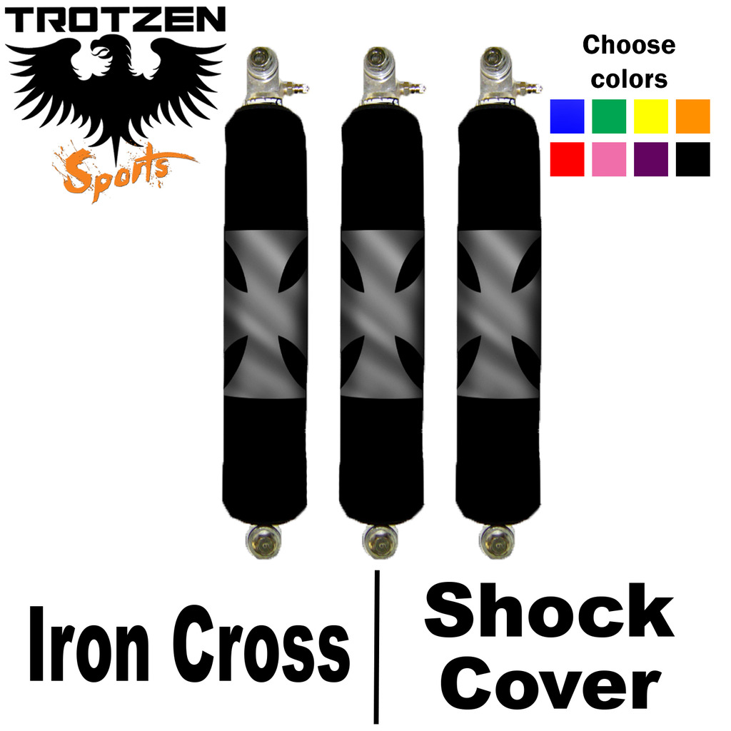 Honda 400EX Iron Cross Shock Covers