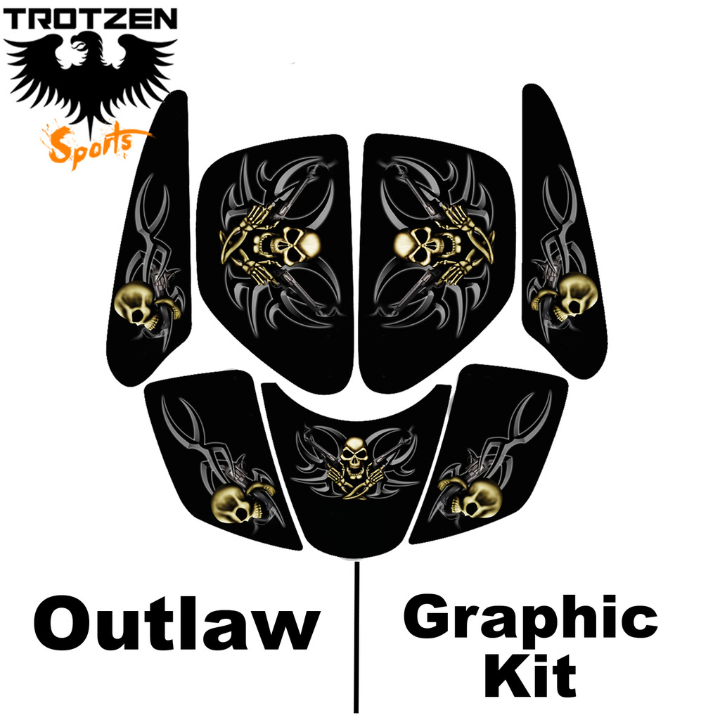 Kawasaki ATC Tekate Outlaw Graphic Kits