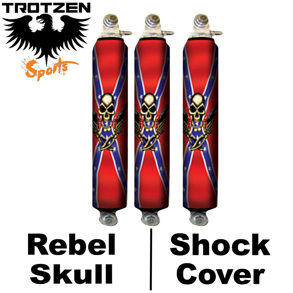 Yamaha Banshee Rebel Skull Shock Covers