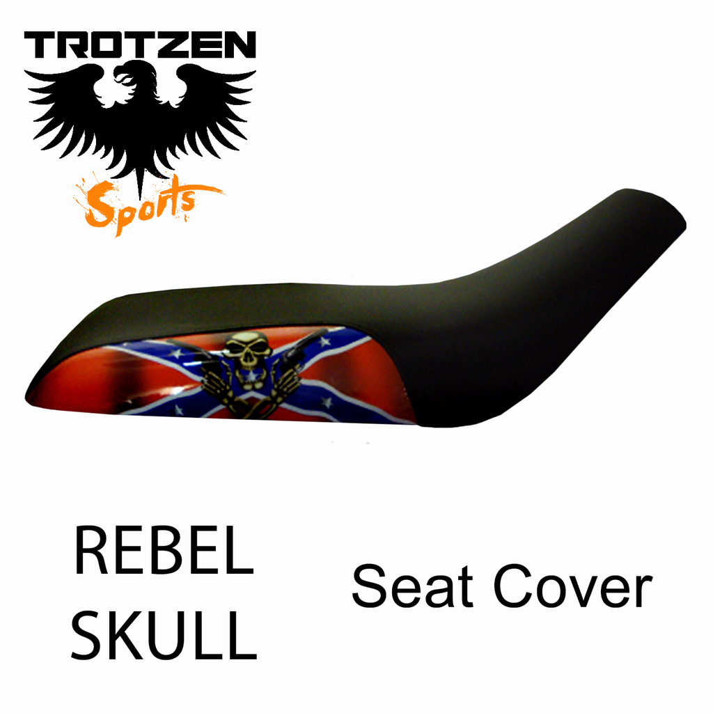 Honda ATC 70 74-85 Rebel Skull Seat Cover