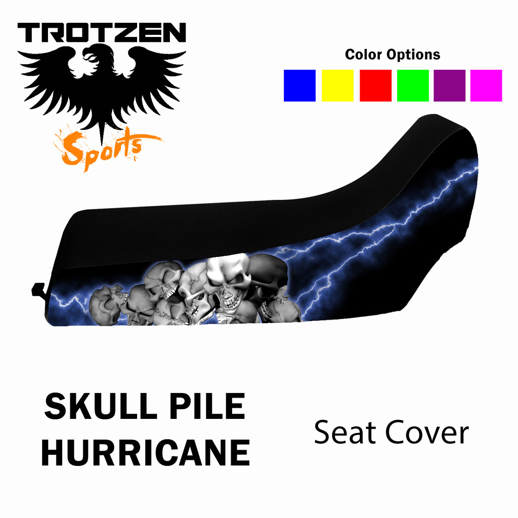 Polaris Predator 50 Skull Pile Hurricane Seat Cover