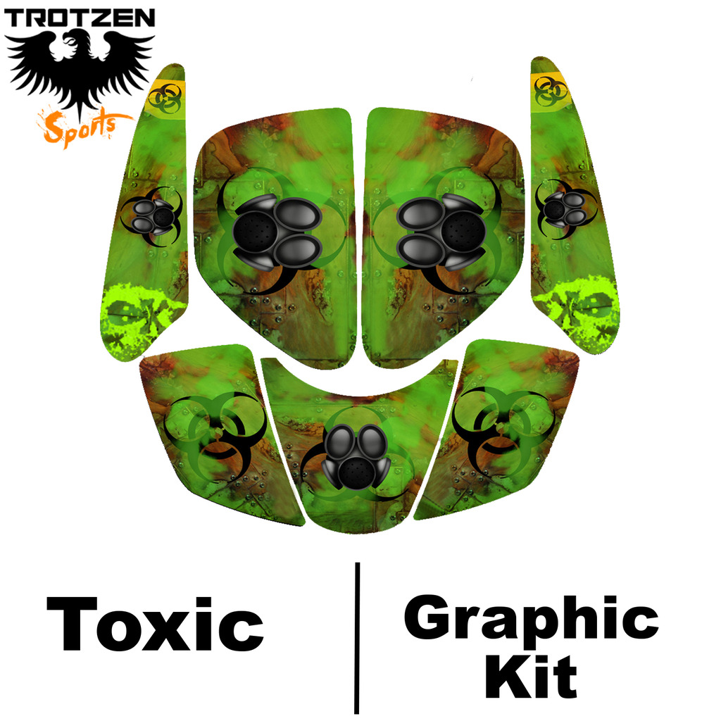 Kawasaki KFX400 KFX 400 Toxic Graphic Kits
