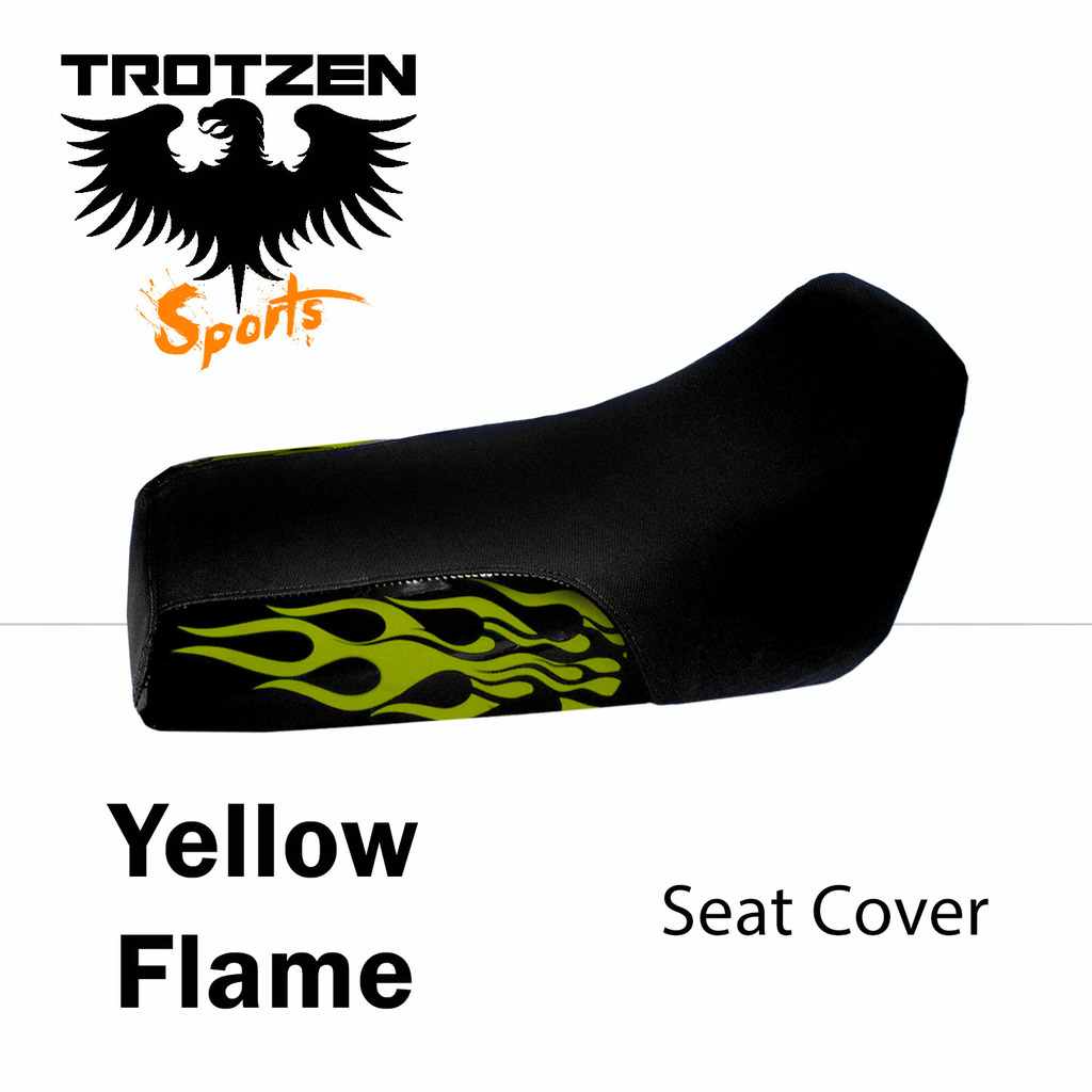 Arctic Cat DVX 400 Yellow Flame Seat Cover